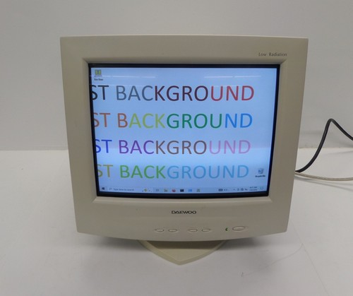 Vintage daewoo 710b crt - daewoo, 17"