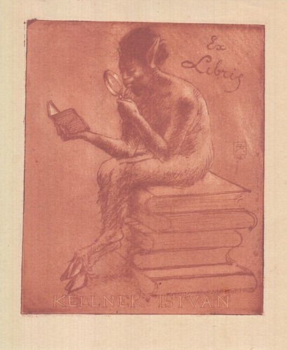 Exlibris livre art radierung - d'art,