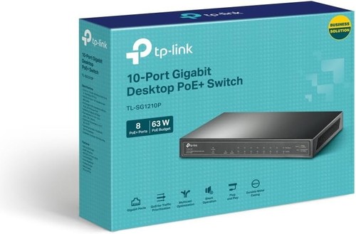 Switch link sg1210p - tp-link, tl-sg1210p
