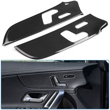 Carbon Fibre Interior Door Panel For Mercedes Benz CLA 45 AMG With Seat Memory Knob