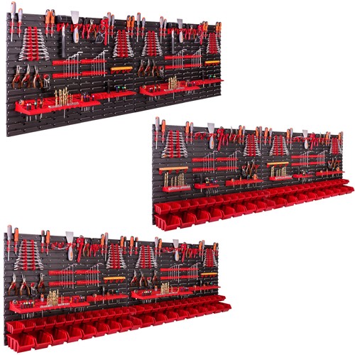 Mur outils rouge panneaux - d'outils,