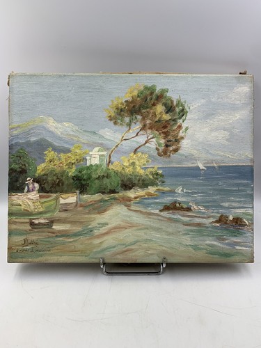 Ancienne huile sur - ancienne,