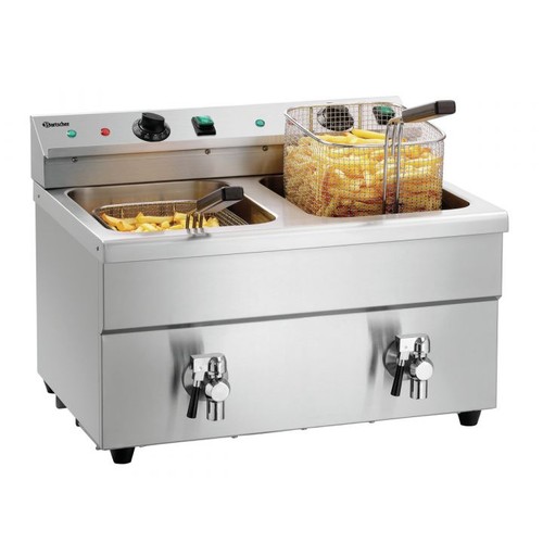 Friteuse double inox induction