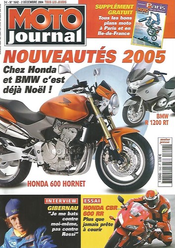 Moto journal 1642 honda - moto, 600