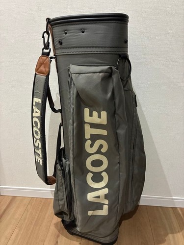 Lacoste khaki retro cart bag - retro,