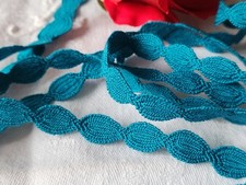 Dentelle galon vintage bleu