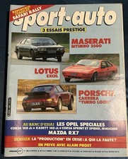 SPORT AUTO SportAuto 268 Mai 1984 Maserati Biturbo 2500 Lotus Excel Porsche T