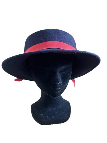 Chapeau feutre bleu marine - feutre,