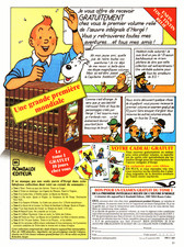 PUB   "  editions ROMBALDI  " " TINTIN  " 1985 ( 1a)
