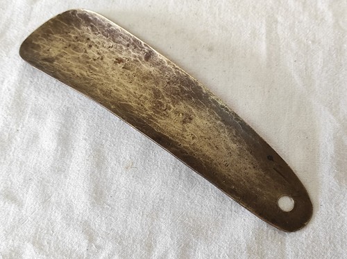 Ancien chausse pied bronze - chausse-pied, en