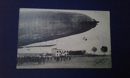 Carte postale photo - , dirigeable