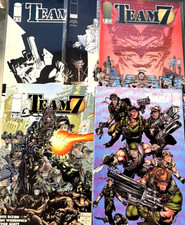 TEAM 7 #1-4 (NM) Full Set! + #1 Variant 1994 Image Comics 5 Issues Chuck Dixon