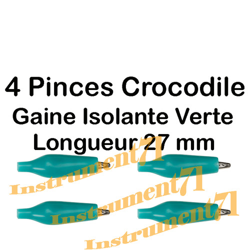 Pinces crocodile isolées - 4,