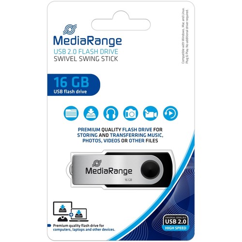 Clé usb mediarange - clé, 16