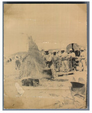 Morocco, Toulal, La cuisine de la batterie Vintage citrate print. Meknes Tirag