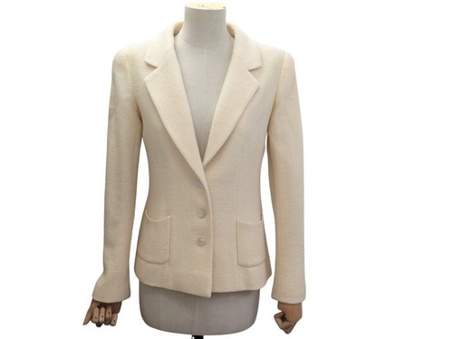 Veste chanel cintree boutons - chanel,