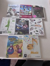 Nintendo Wii Games 8 pieces  EUROPE 