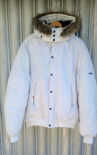 Schott nyc white puffer - schott, jacket