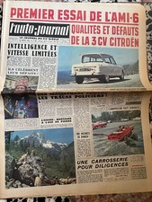 💥L'AUTO-JOURNAL n°277 du 27/07/1961; Essai AMi 6/ l'Amphicar/ L'Auburn Cord