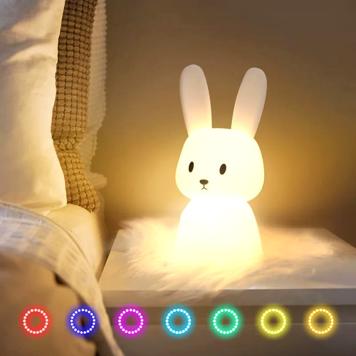 Veilleuse lapin silicone pour - silicone,