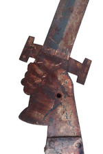 Rare Enseigne de Magasin Fer