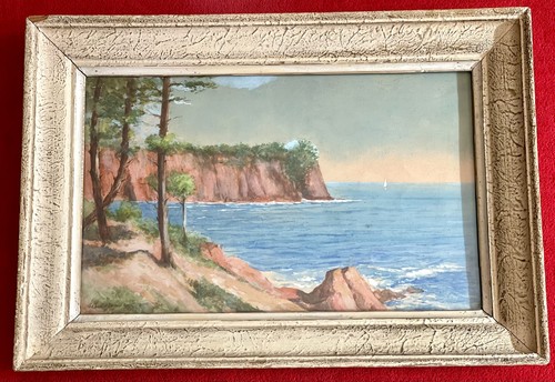 Ancien tableau marine mer