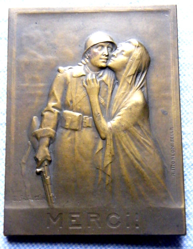 Plaque cuivre marianne - cuivre,