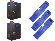 2 x tuyau de vélo Schwalbe 26 pouces SV13J Sclaverand pour FATBIKE + lève-pneu