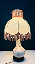 Lampe vintage à franges –