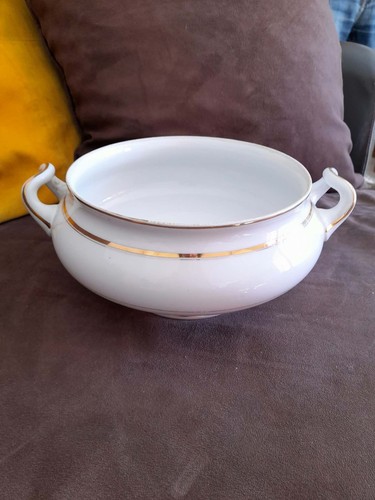 Soupière ronde porcelaine - , en