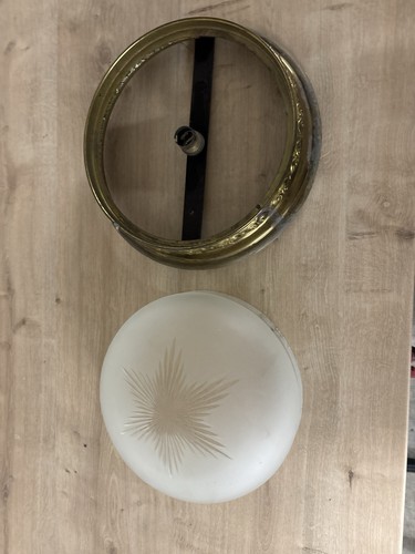 Lustre ancien laiton - lustre,