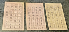 Lot de 3 Ticket de