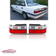 Left+Right Side Fits 1988-1992 Toyota Corolla Sedan JDM Rear Tail Lights Lamps