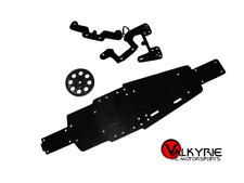 Rare Kyosho Optima Mid Black Carbon Chassis Set Thin Never Run Shelf Wear Noted