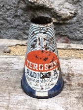 Ancien bidon conique TEROSON Radical A -no tole carton plaque emaillee boite