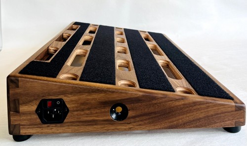 Pedalboard bois noyer wood - noyer,