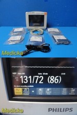 2011 Philips MP5 (M8105A) 865024 Multi-parameter Monitor W/ Patient Leads ~34165