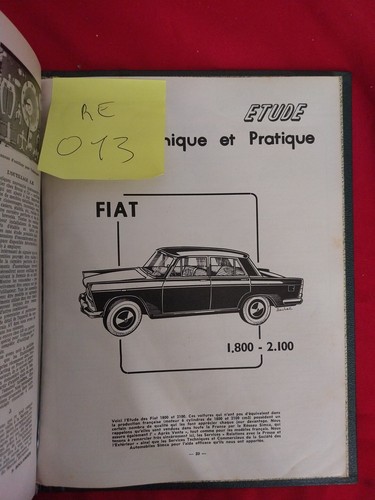Revue technique fiat 1800 - revue,