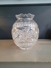 Grand vase boule en cristal
