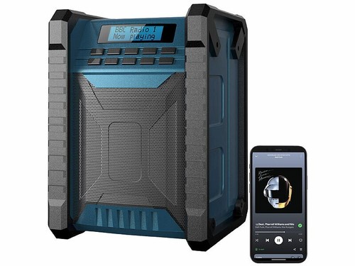 Radio chantier rechargeable - de,