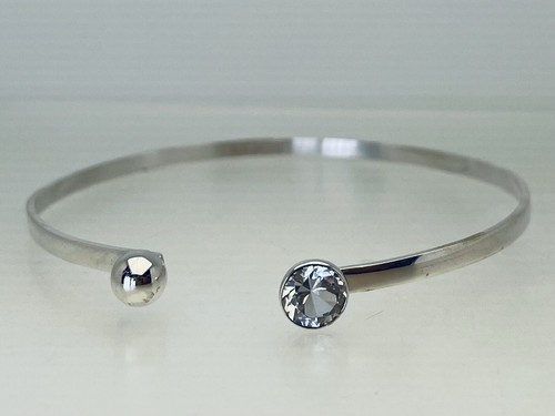 Bracelet jonc vintage style - bracelet,