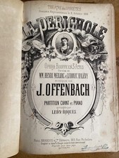 Livre ancien. Musique. Opera