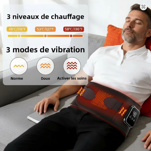 Ceinture chauffante lombaire - ceinture,