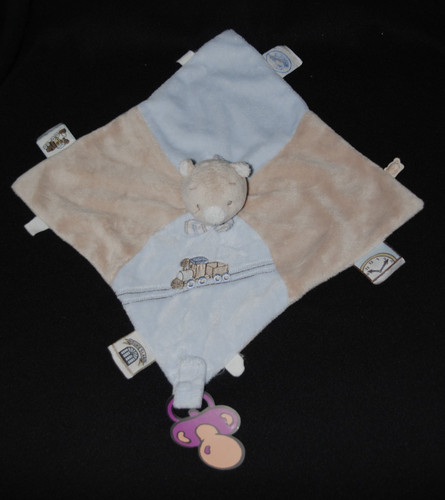 Doudou ours plat noukie - ours, noukie's