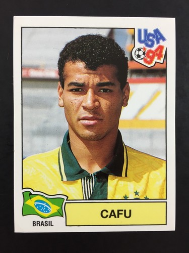 Cafu rookie sticker panini - rc,