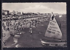 Postcard Riccione Beach Brilliant Blue Felce ANIMATED HH1054