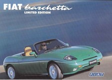 Catalogue Brochure Fiat Barchetta Limited Edition 12/1997 Belgique en français