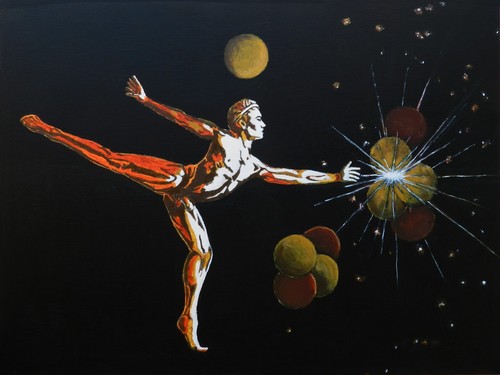 Tableau peinture acrylique sur - tableau,
