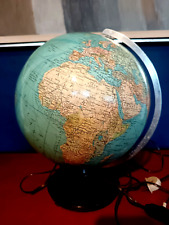 GLOBE TERRESTRE VERRE LUMINEUX