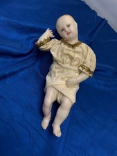 PETIT JÉSUS DE CRÈCHE  EN CIRE   D'ÉPOQUE 19 ÈME